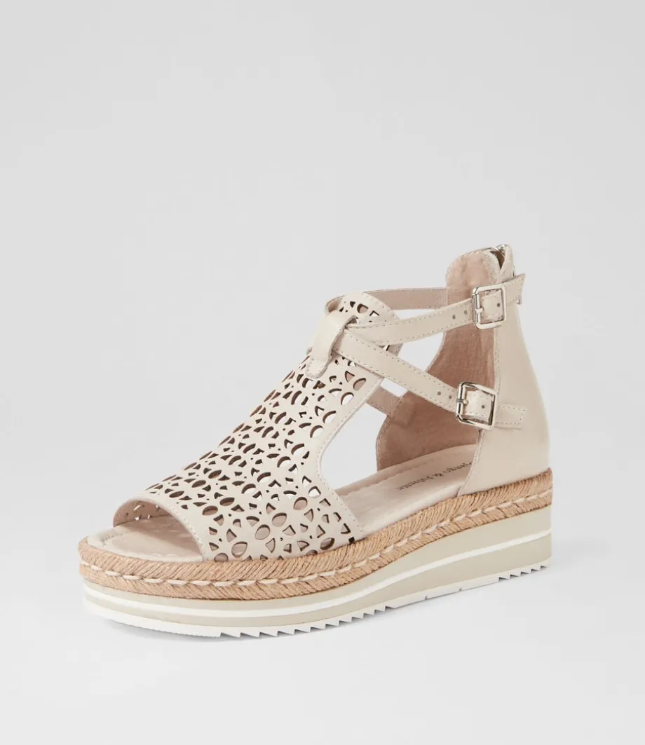 Accra Almond Leather Espadrilles<DJANGO & JULIETTE Best Sale