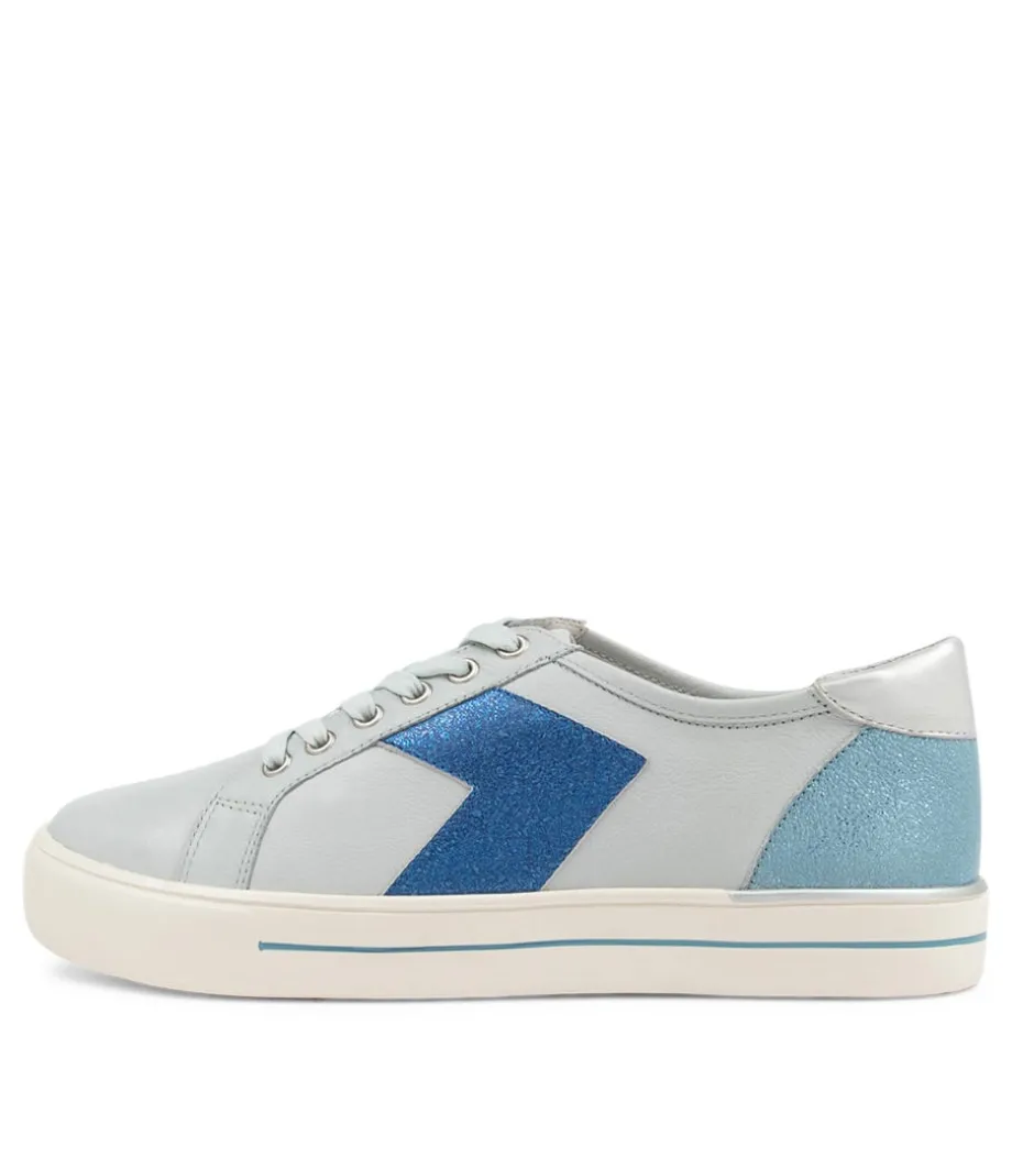 Aditi W Pale Blue Multi Sneakers<ZIERA Outlet