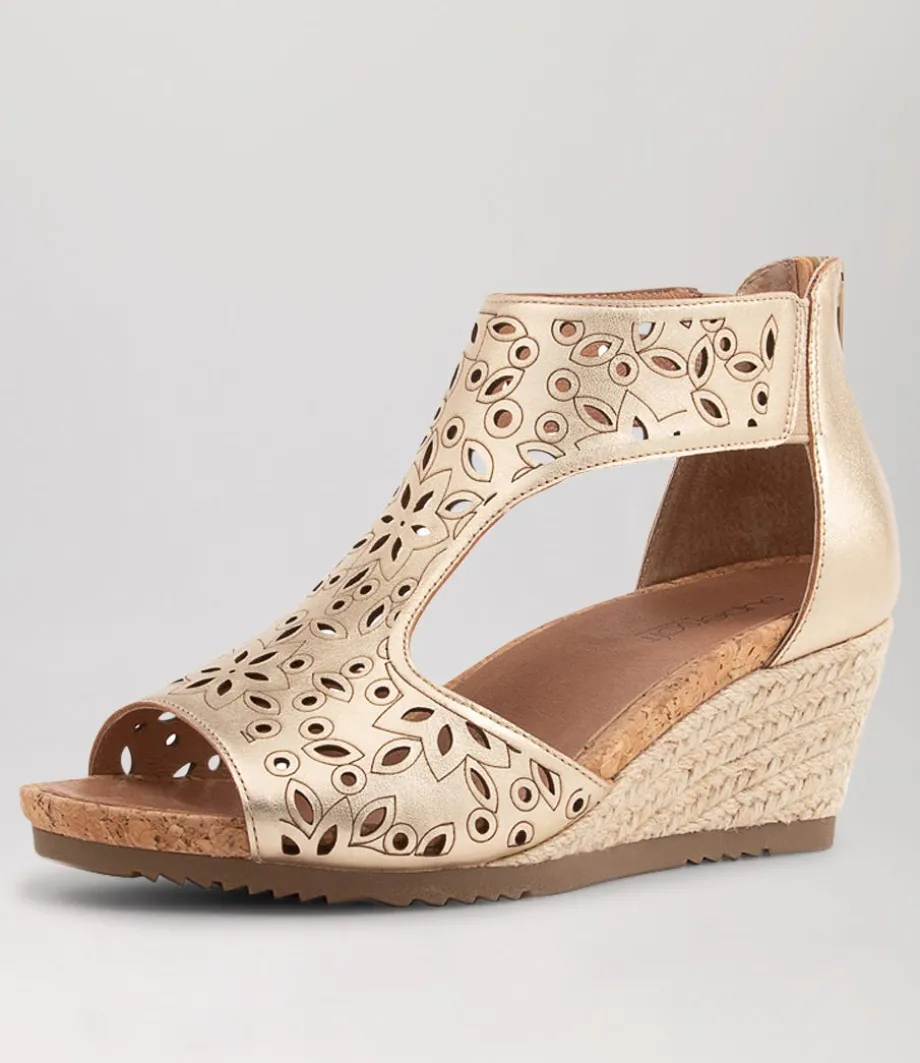 Albert Platinum Leather Espadrilles<SUPERSOFT Outlet