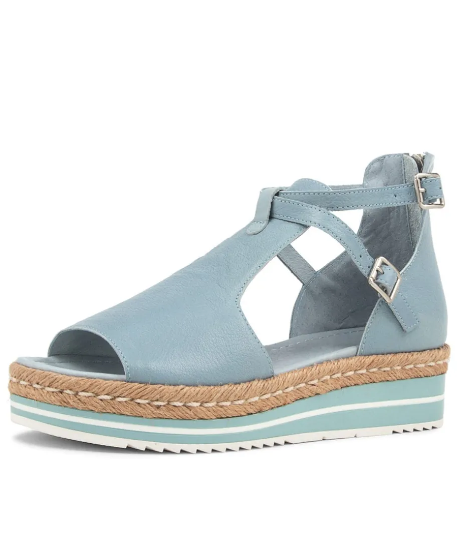 Alexys Denim Leather Sandals<DJANGO & JULIETTE Hot
