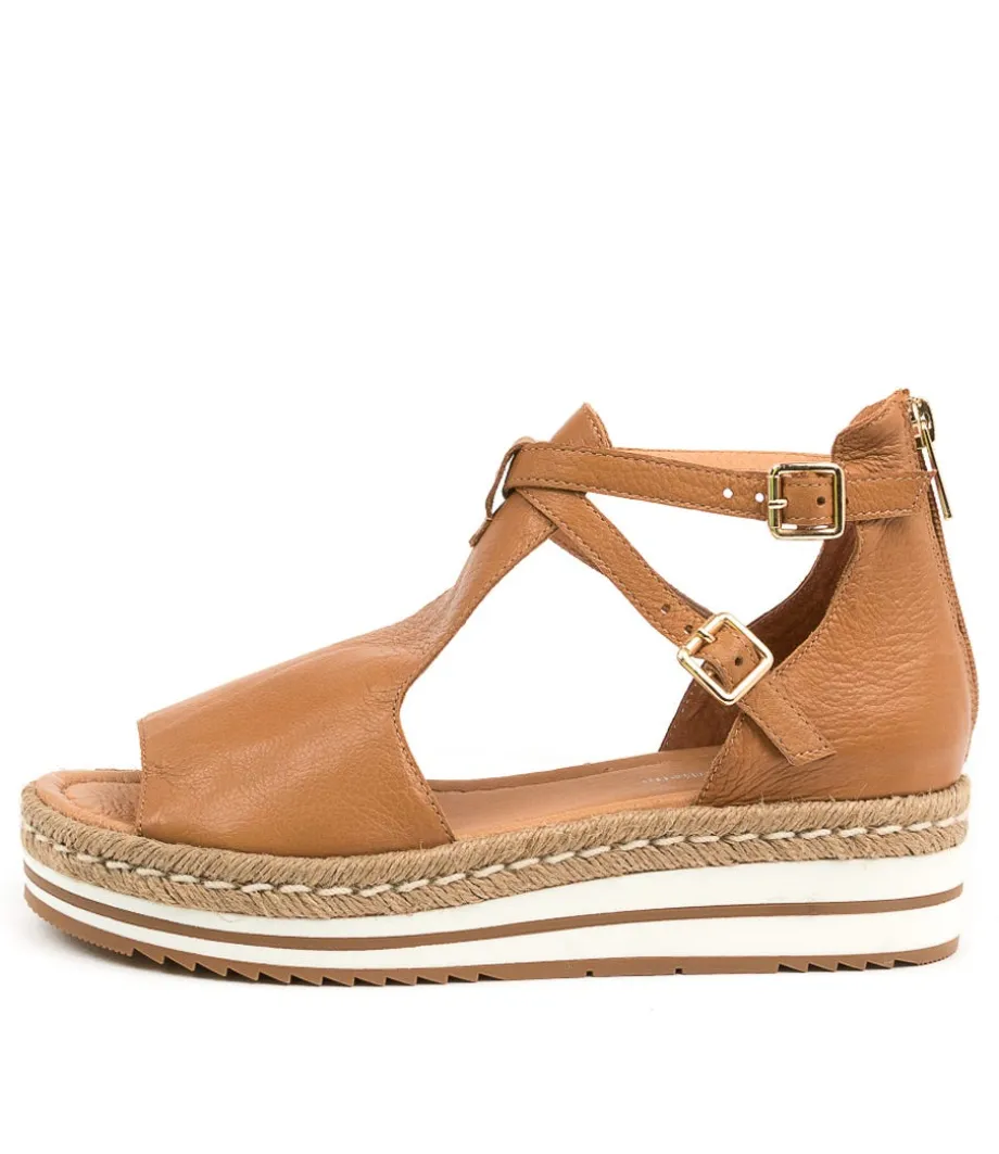 Alexys Dk Tan Leather<DJANGO & JULIETTE Store