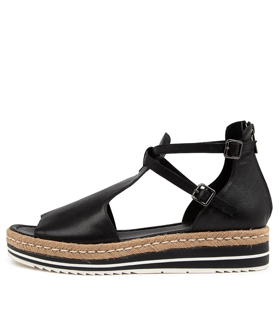 Alexys Lrg Black Leather<DJANGO & JULIETTE Cheap