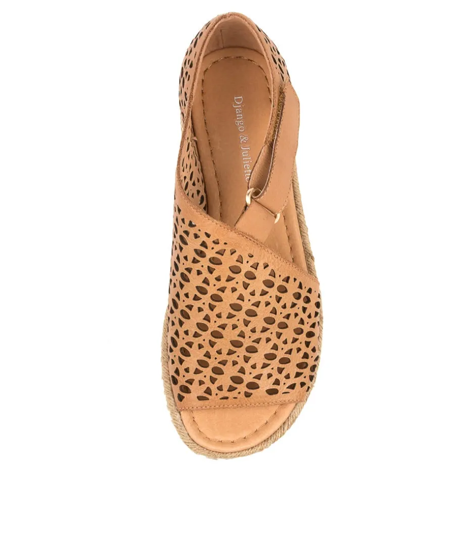 Alkiet Dk Tan Leather<DJANGO & JULIETTE Flash Sale