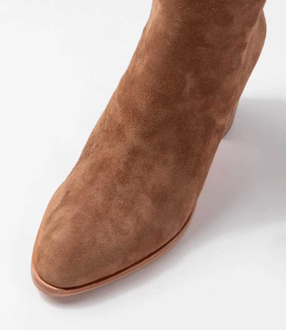 allouta_light_choc_suede_knee_high_boots_3.webp Allouta Light Choc Suede Knee High Boots<DJANGO & JULIETTE Cheap