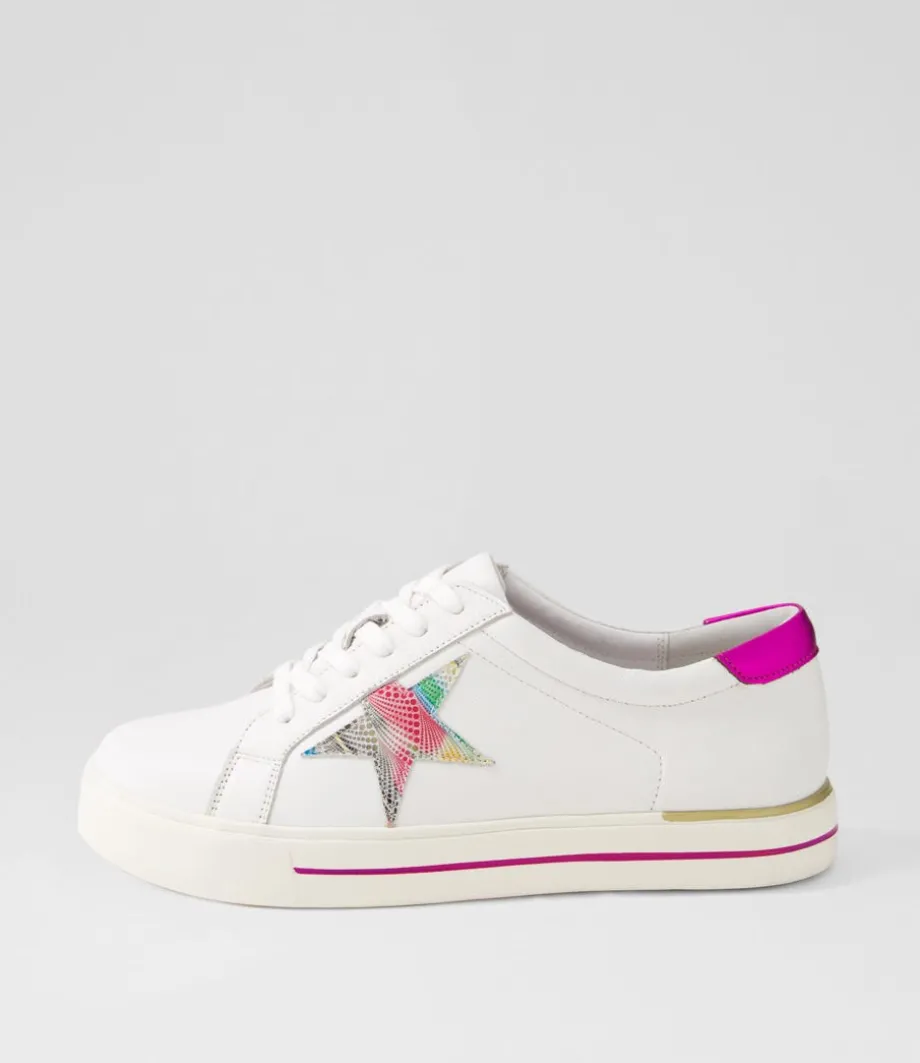 Alysia W White Multi Dot Sneakers<ZIERA Discount