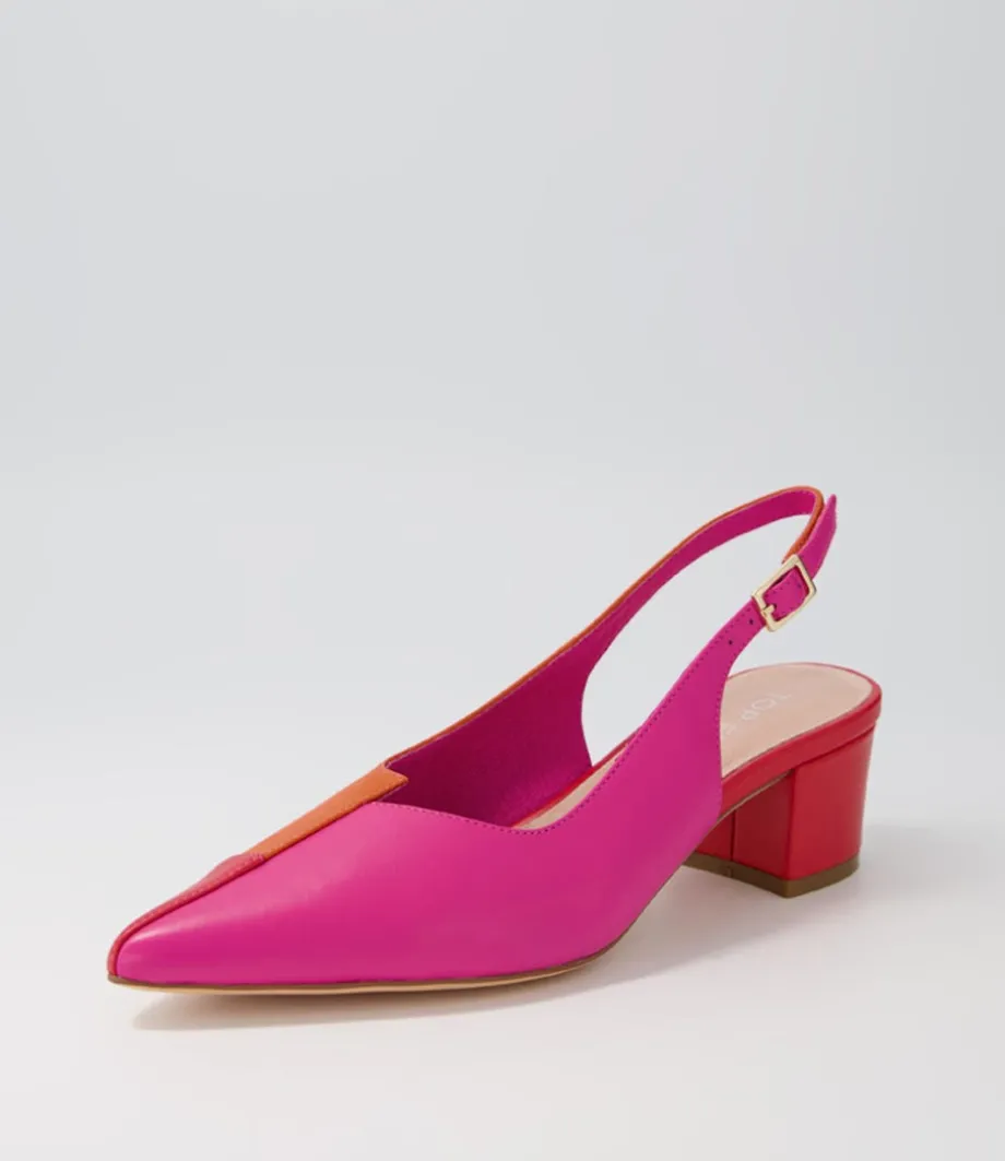 Amedeo Fuchsiaorange Multi Heels<TOP END Discount