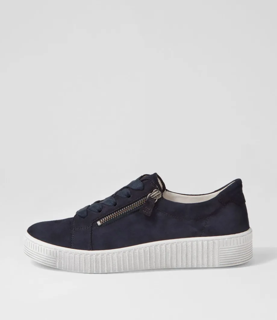 Amelia Atlantik Suede Sneakers<GABOR Online