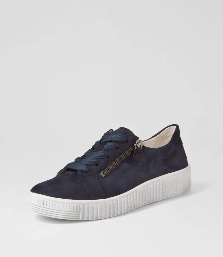 Amelia Atlantik Suede Sneakers<GABOR Online