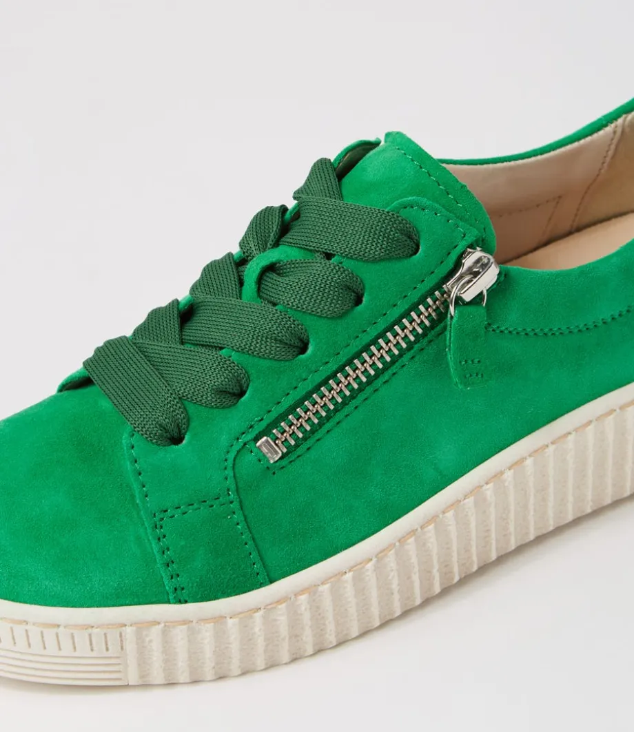 amelia_verde_beige_suede_sneakers_4.webp Amelia Verde Beige Suede Sneakers<GABOR Online