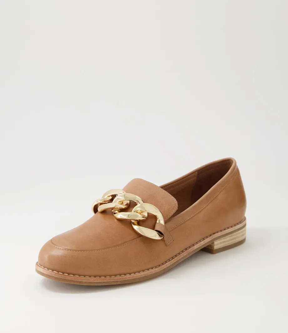 Ampard Cappuccino Leather Loafers<DJANGO & JULIETTE Sale