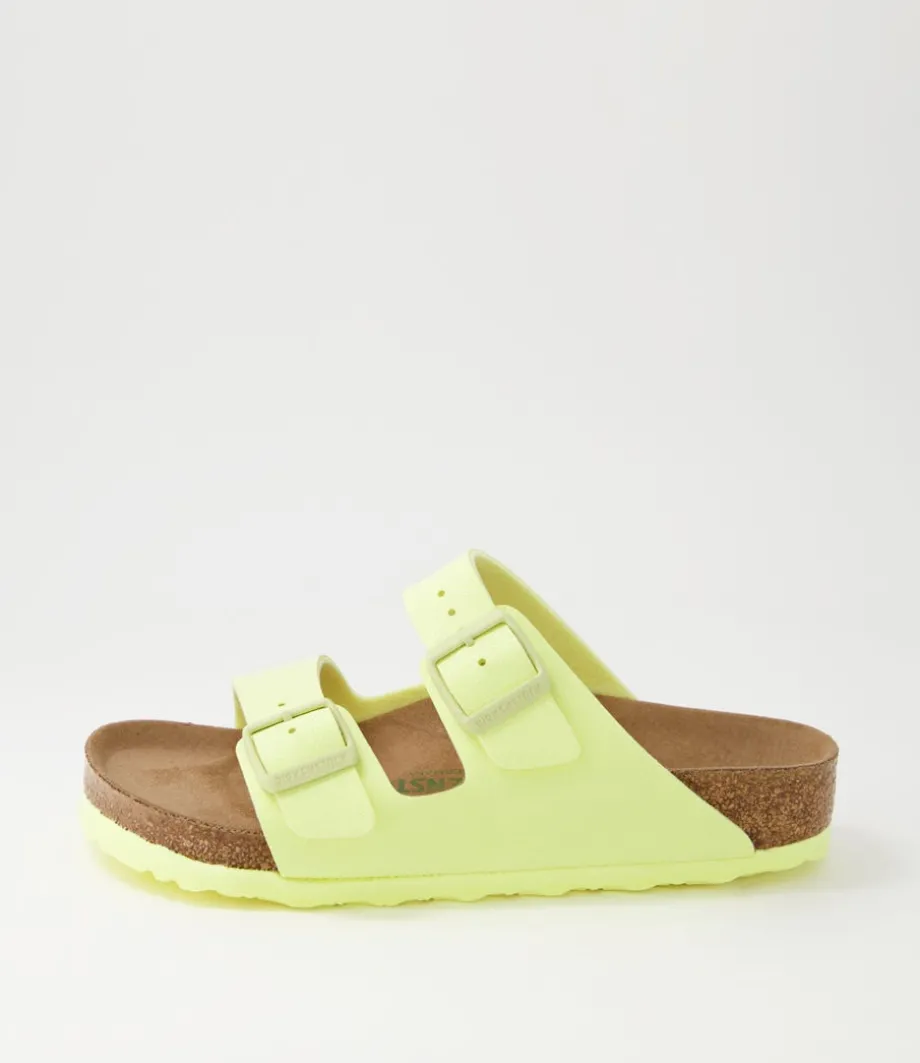 Arizona Earthy Vegan W Popcorn Birkibuc Slides<BIRKENSTOCK Clearance