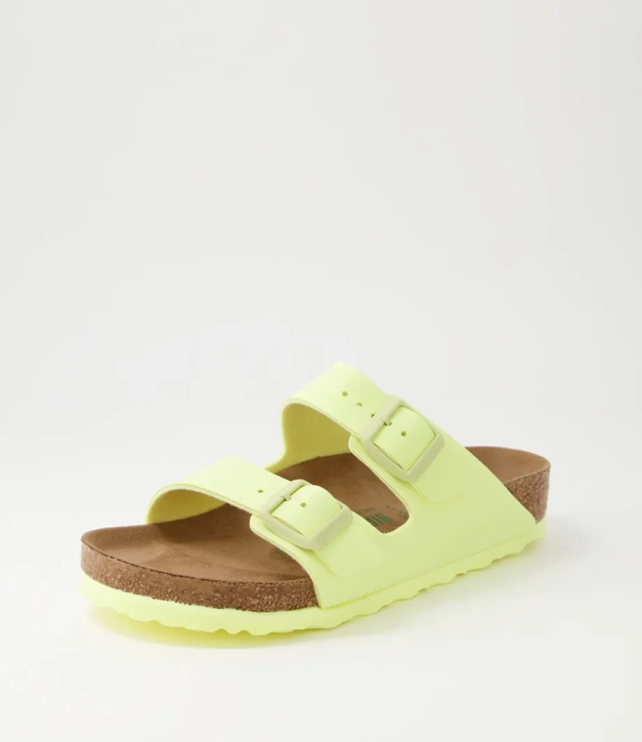Arizona Earthy Vegan W Popcorn Birkibuc Slides<BIRKENSTOCK Clearance