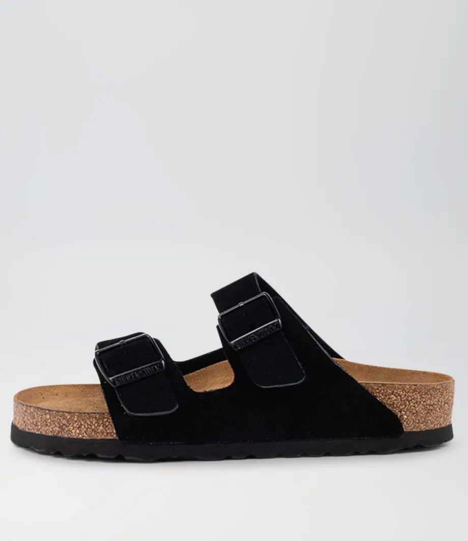 Arizona Sfb Black Suede Slides<BIRKENSTOCK Best Sale