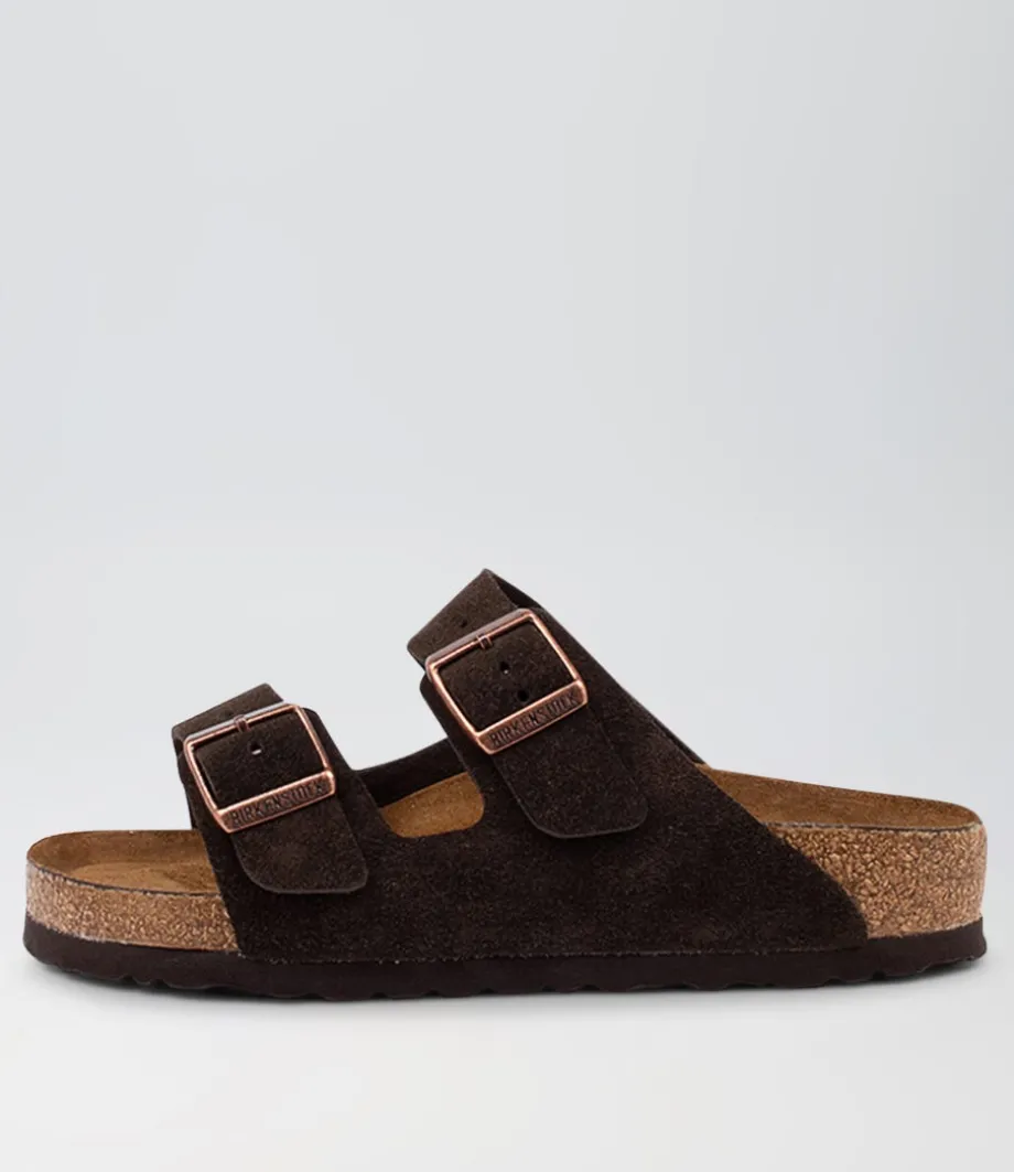Arizona Sfb Mocca Suede Slides<BIRKENSTOCK Cheap