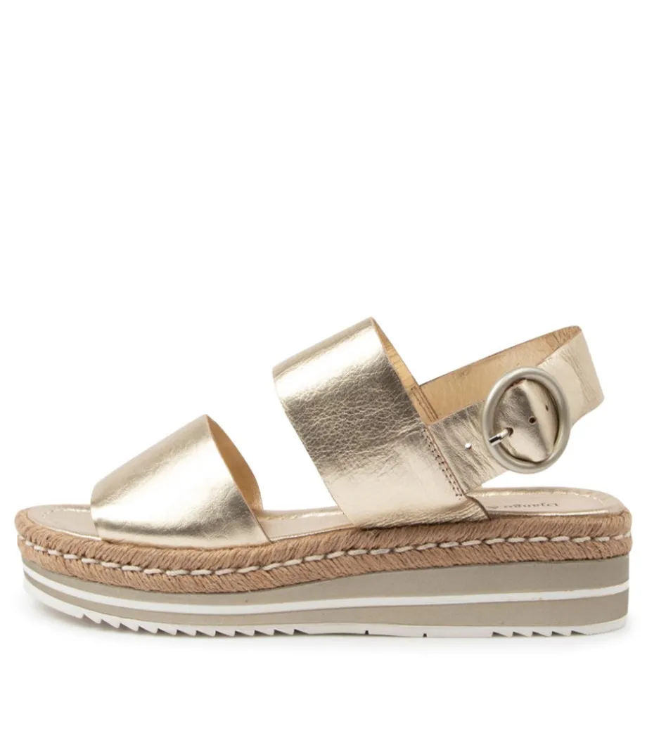 Atha Pale Gold Leather<DJANGO & JULIETTE Sale