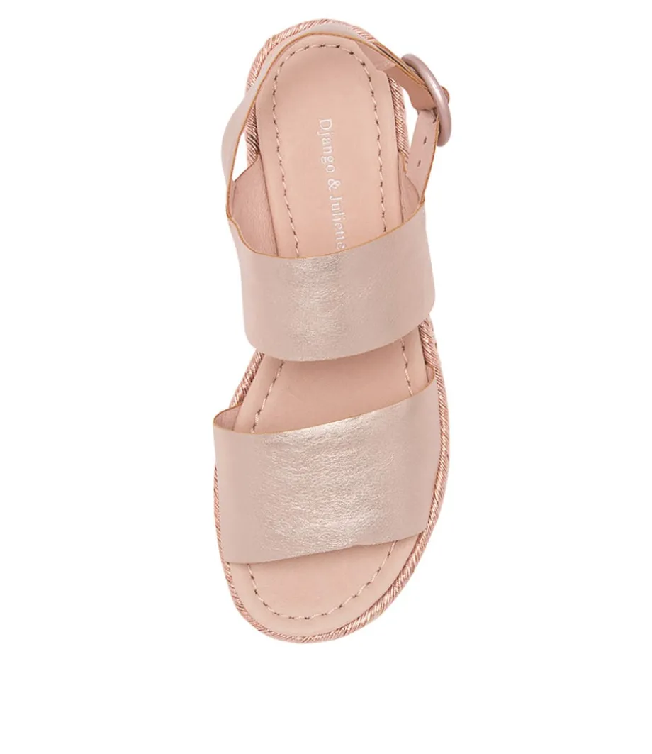 atha_pale_rose_gold_rope_leather_sandals_4.webp Atha Pale Rose Gold Rope Leather Sandals<DJANGO & JULIETTE Fashion
