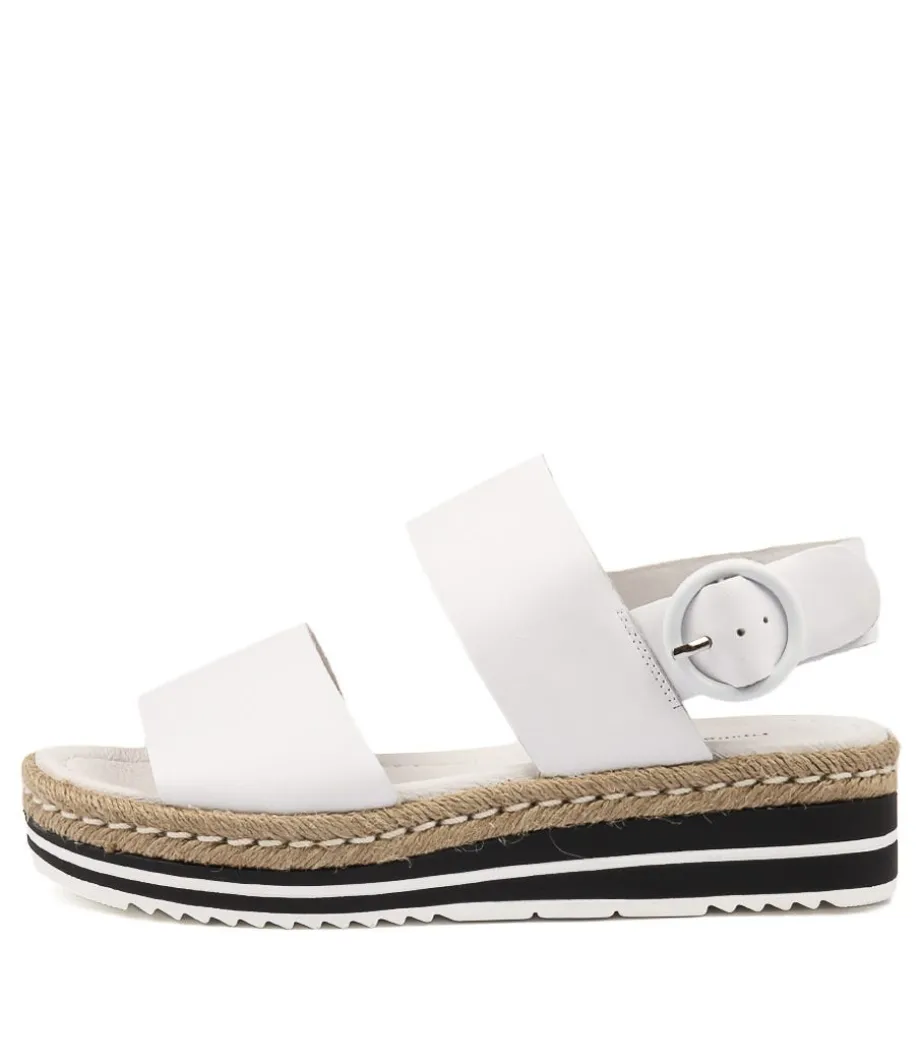 Atha White Leather<DJANGO & JULIETTE Sale