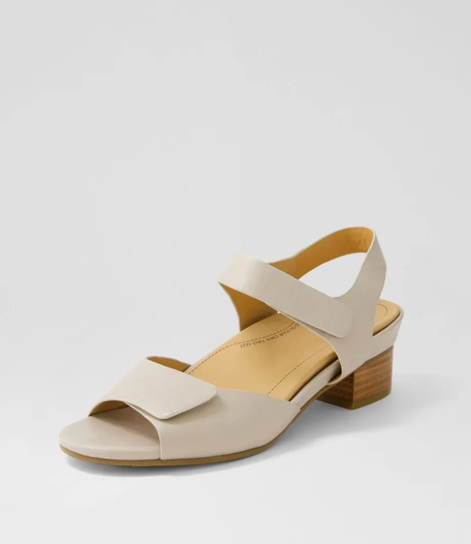 Ava Xw Almond Leather Sandals<ZIERA Sale