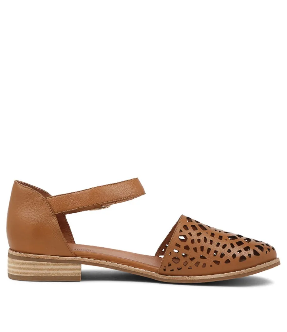 averate_tan_leather_flat_shoes_3.webp Averate Tan Leather Flat Shoes<DJANGO & JULIETTE Discount