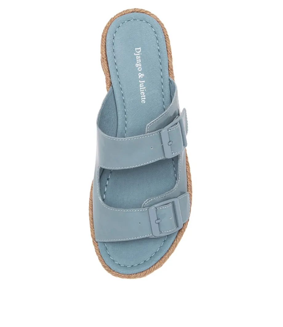 axel_denim_patent_leather_sandals_4.webp Axel Denim Patent Leather Sandals<DJANGO & JULIETTE Best Sale