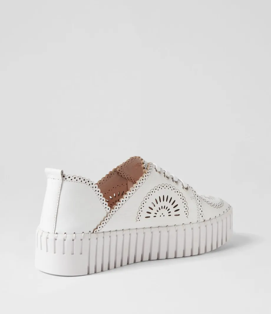 bafia_white_leather_sneakers_2.webp Bafia White Leather Sneakers<DJANGO & JULIETTE Discount