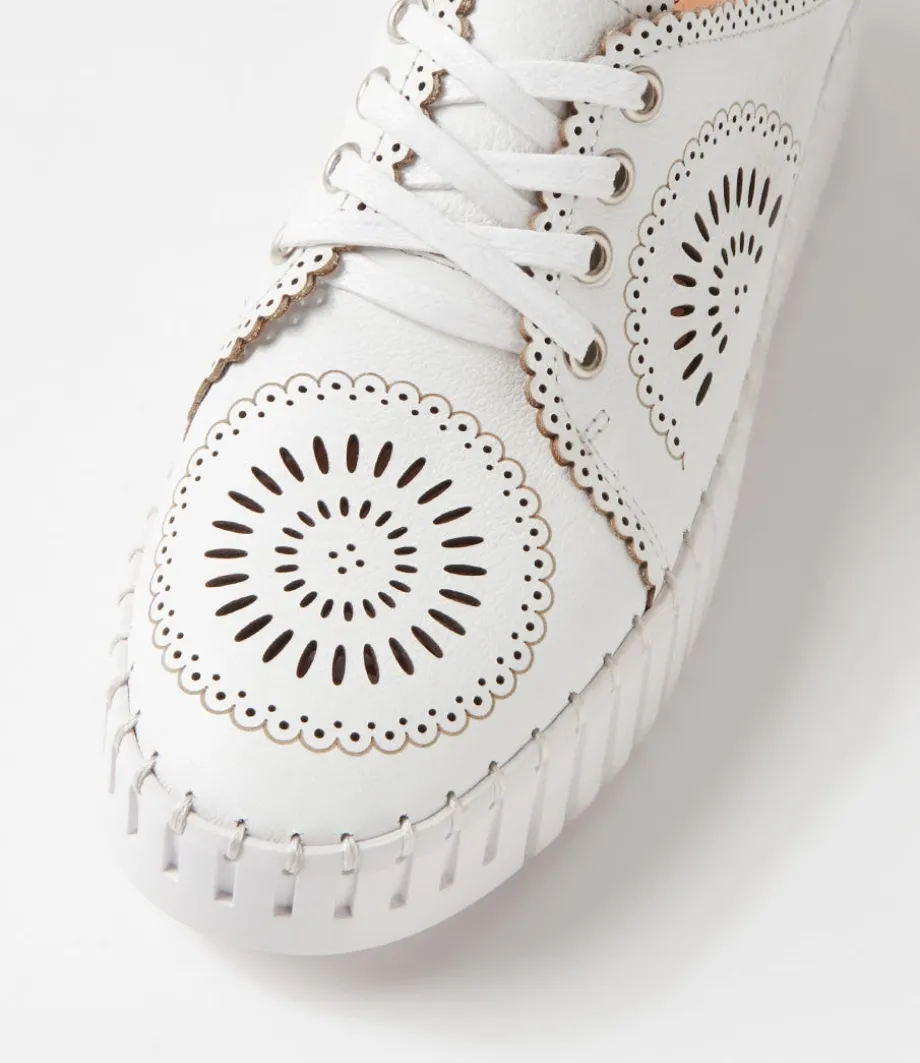 bafia_white_leather_sneakers_3.webp Bafia White Leather Sneakers<DJANGO & JULIETTE Discount