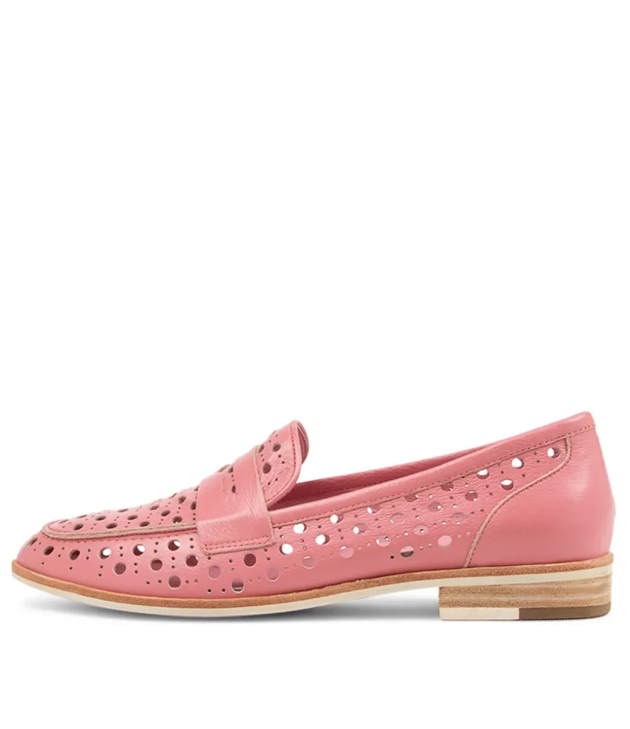 Balder Pretty Pink Leather Loafers<DJANGO & JULIETTE New