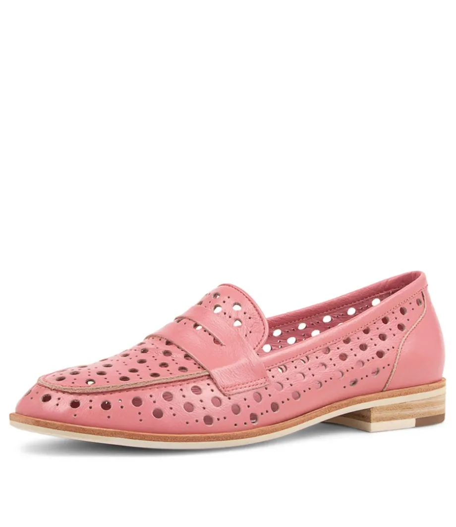 Balder Pretty Pink Leather Loafers<DJANGO & JULIETTE New