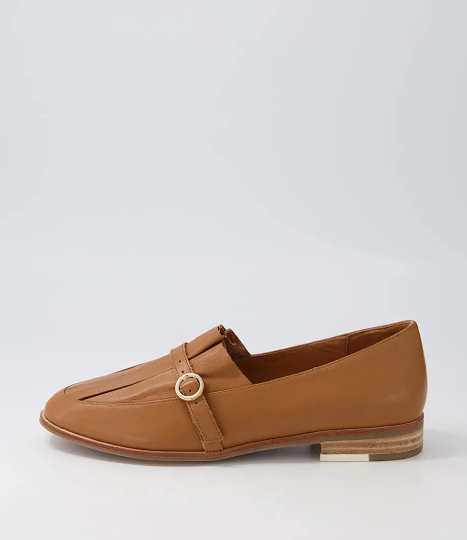 Banzos Dark Tan Leather Loafers<DJANGO & JULIETTE Discount