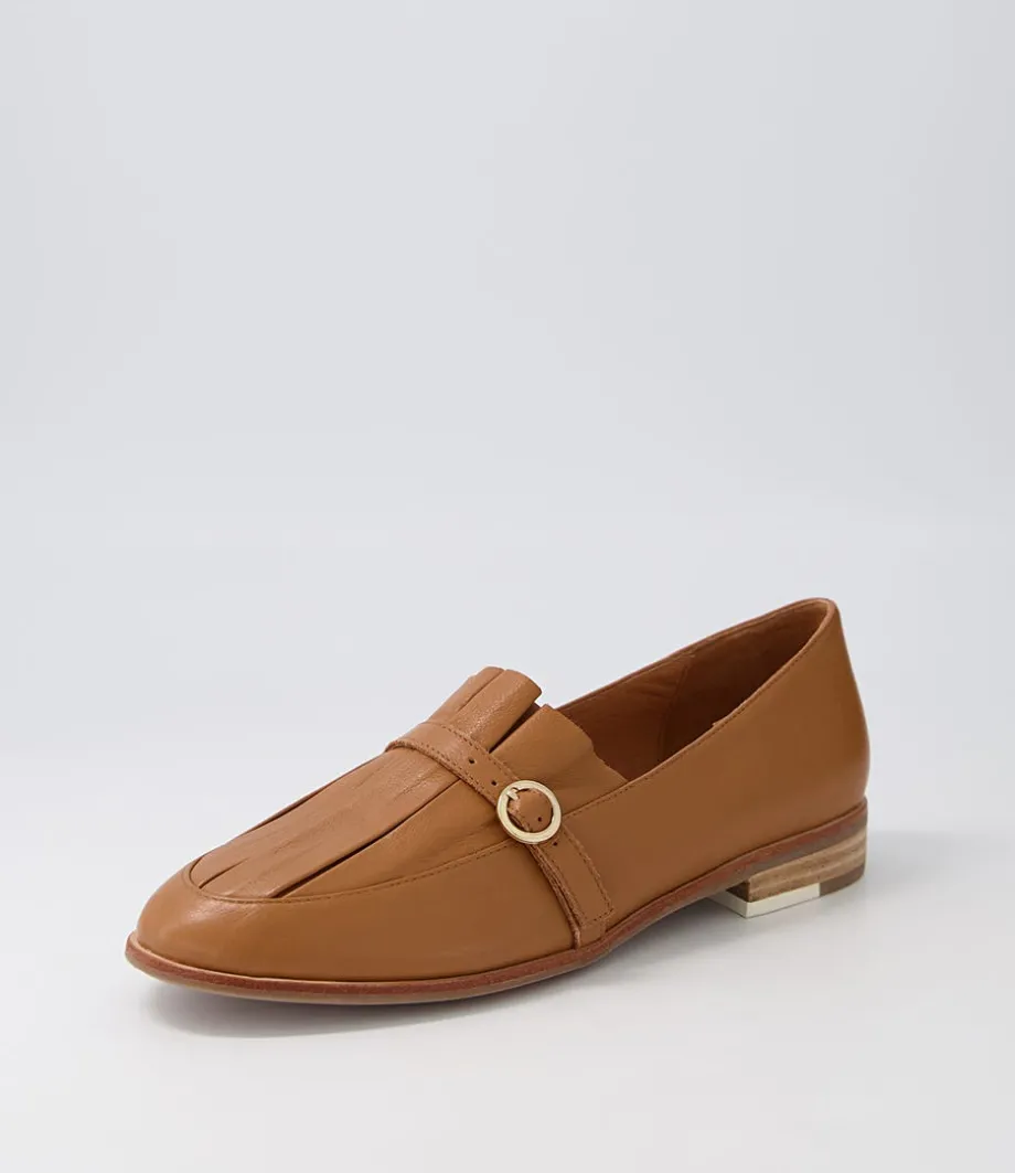 Banzos Dark Tan Leather Loafers<DJANGO & JULIETTE Discount