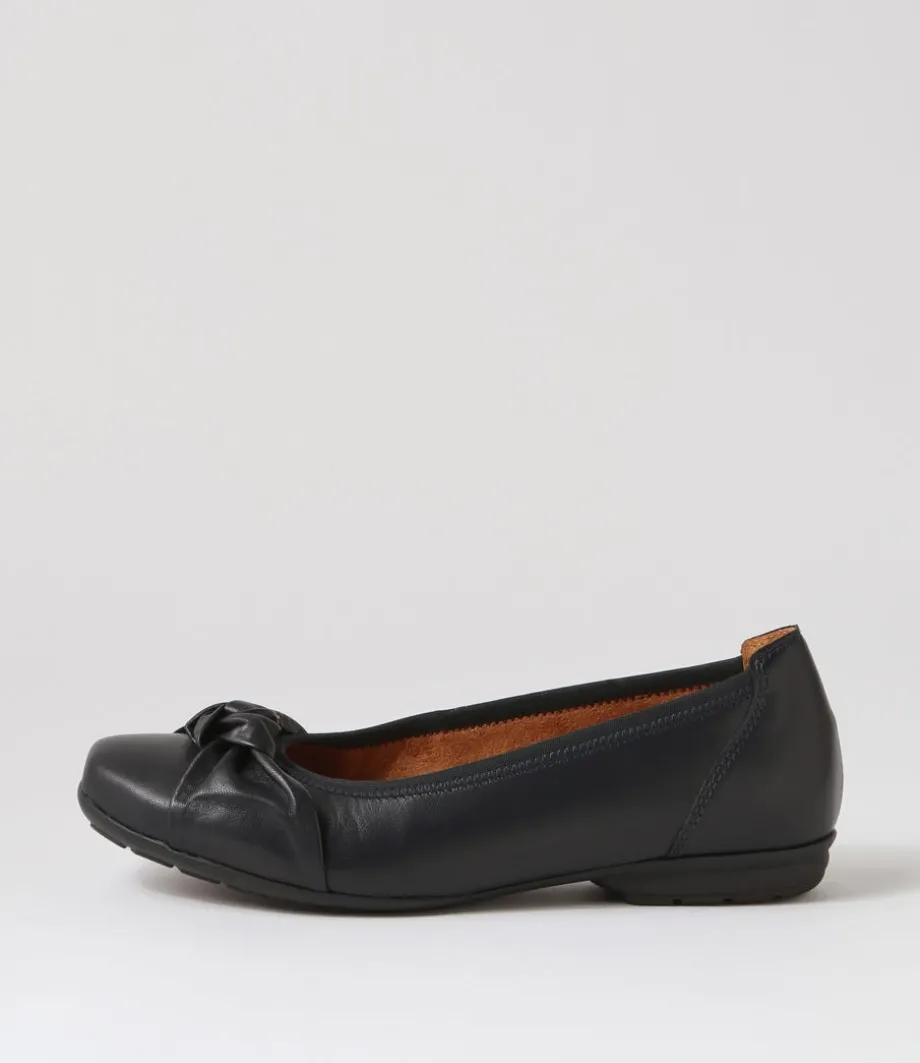 Barbel Night Leather Ballet Flats<GABOR Cheap