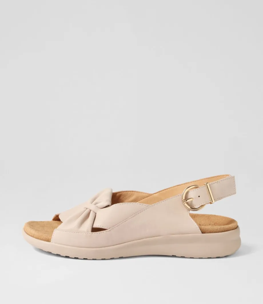 Bari Xw Almond Leather Sandals<ZIERA Flash Sale