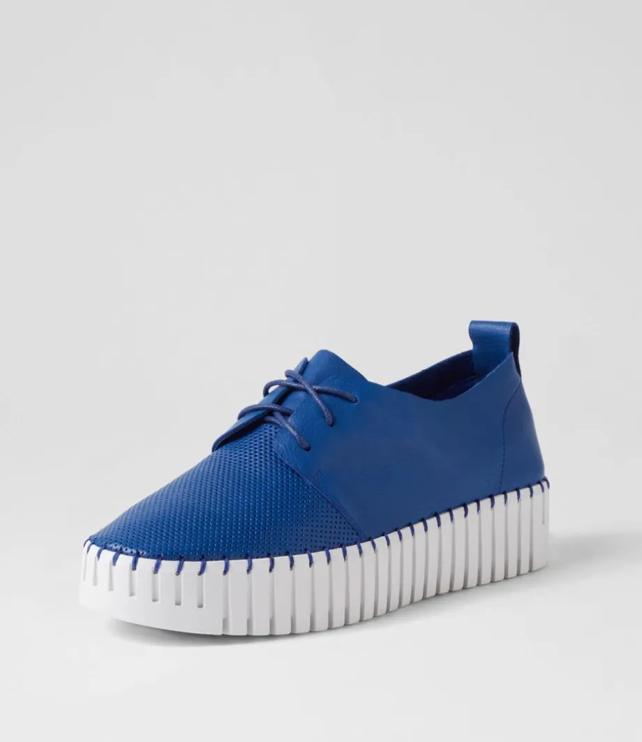Batu Cobalt White Leather Sneakers<DJANGO & JULIETTE Outlet