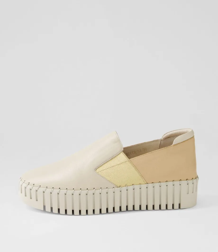 Becca Almond Camel Multi Sneakers<DJANGO & JULIETTE Best