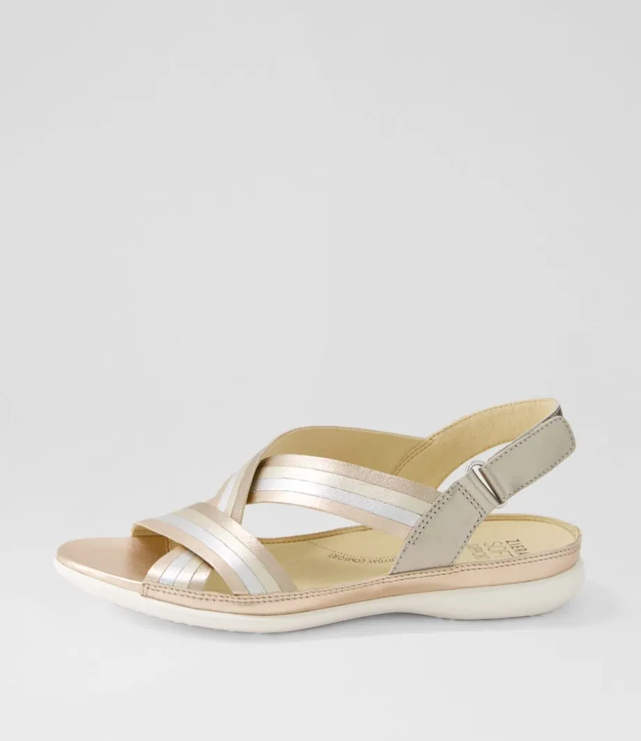 Bellmont W Metallic Multi Leather Sandals<ZIERA Shop
