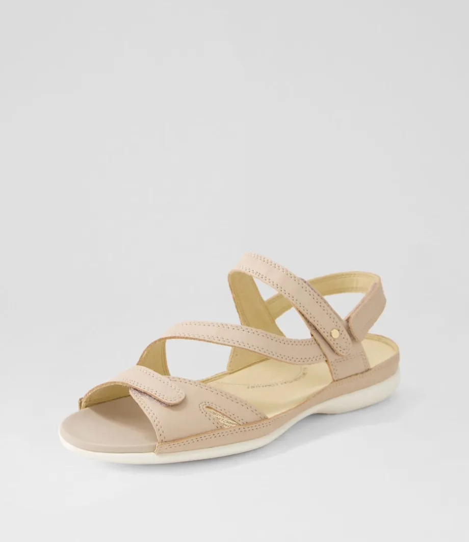Belta W Nude Leather Sandals<ZIERA Outlet