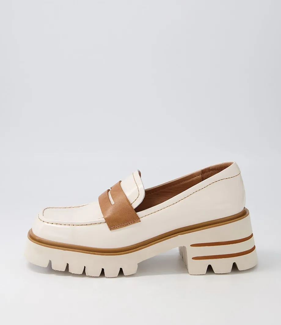 Beltomas Vanilla Box Tan Leather Heels<DJANGO & JULIETTE Cheap
