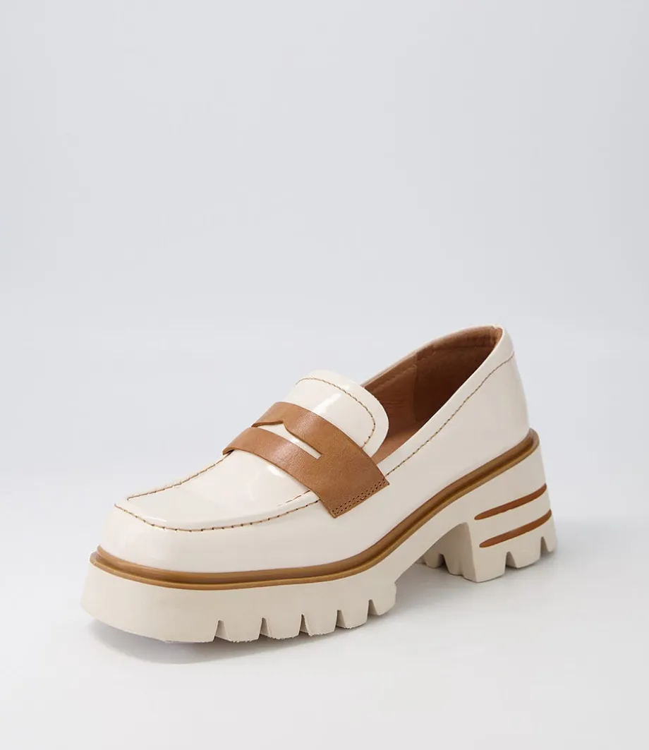 Beltomas Vanilla Box Tan Leather Heels<DJANGO & JULIETTE Cheap