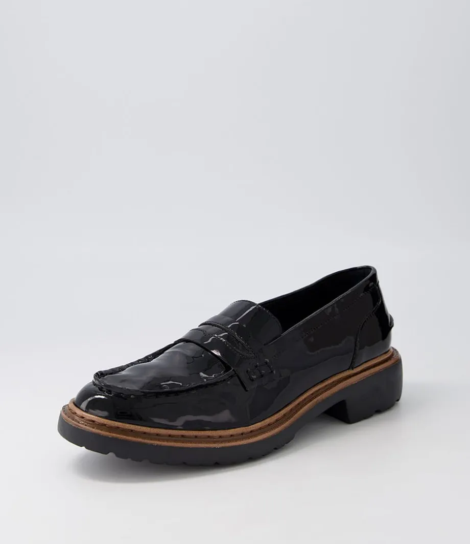 Benicio Black Patent Leather Loafers<DJANGO & JULIETTE Best