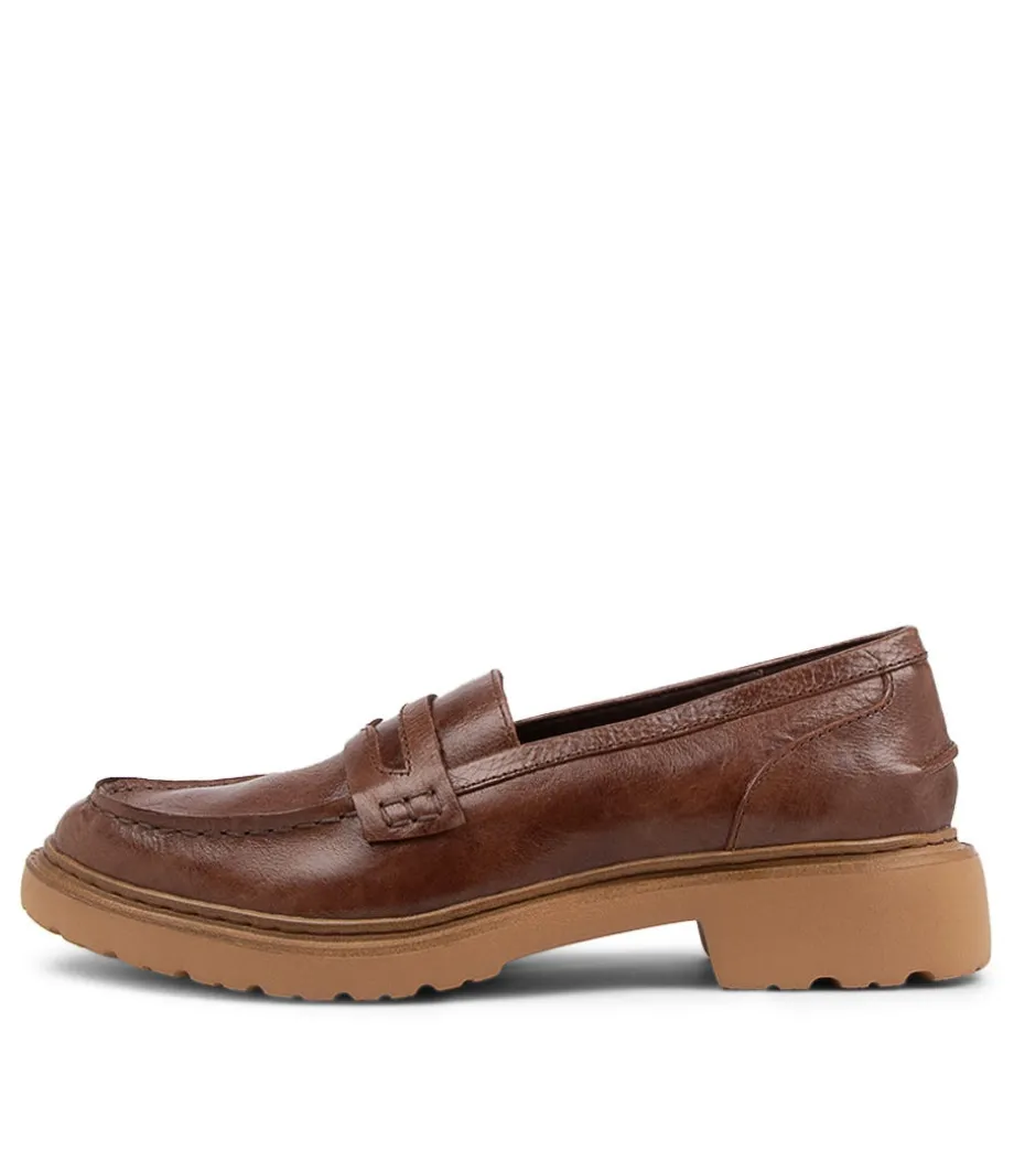 Benicio Nutmeg Leather Loafers<DJANGO & JULIETTE Best