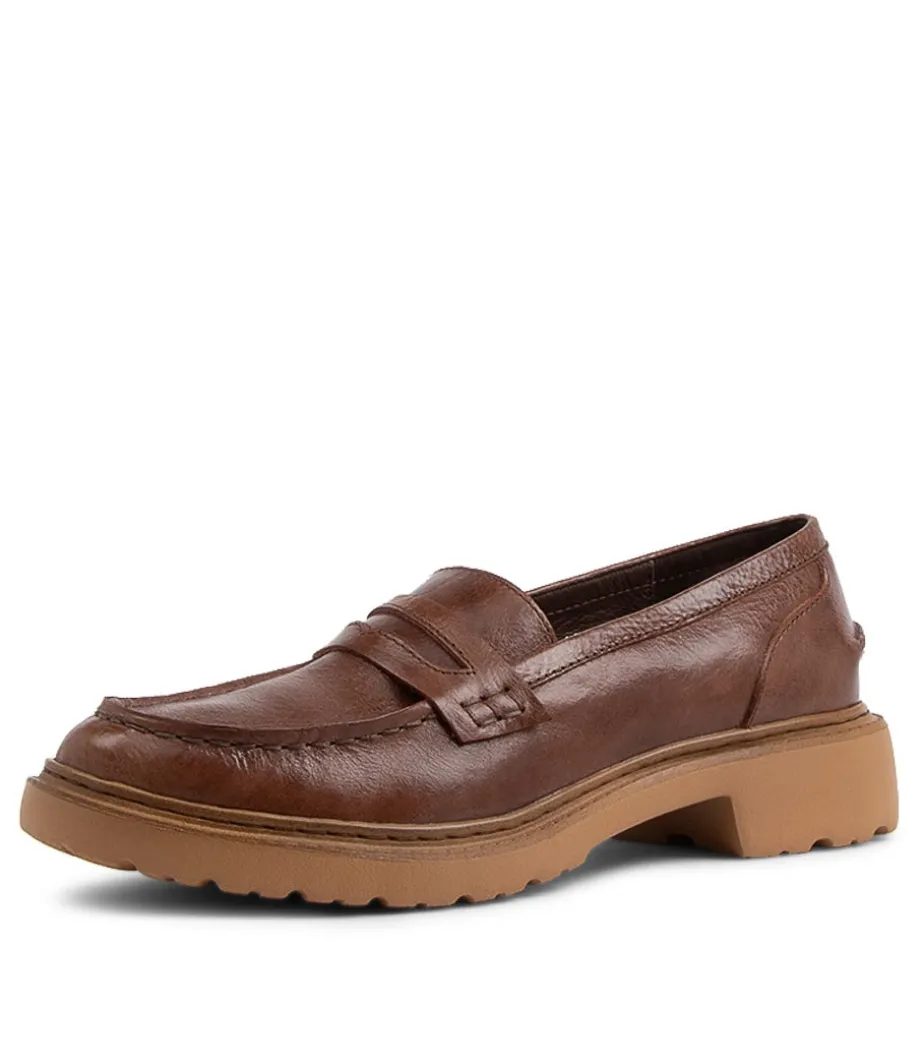 Benicio Nutmeg Leather Loafers<DJANGO & JULIETTE Best