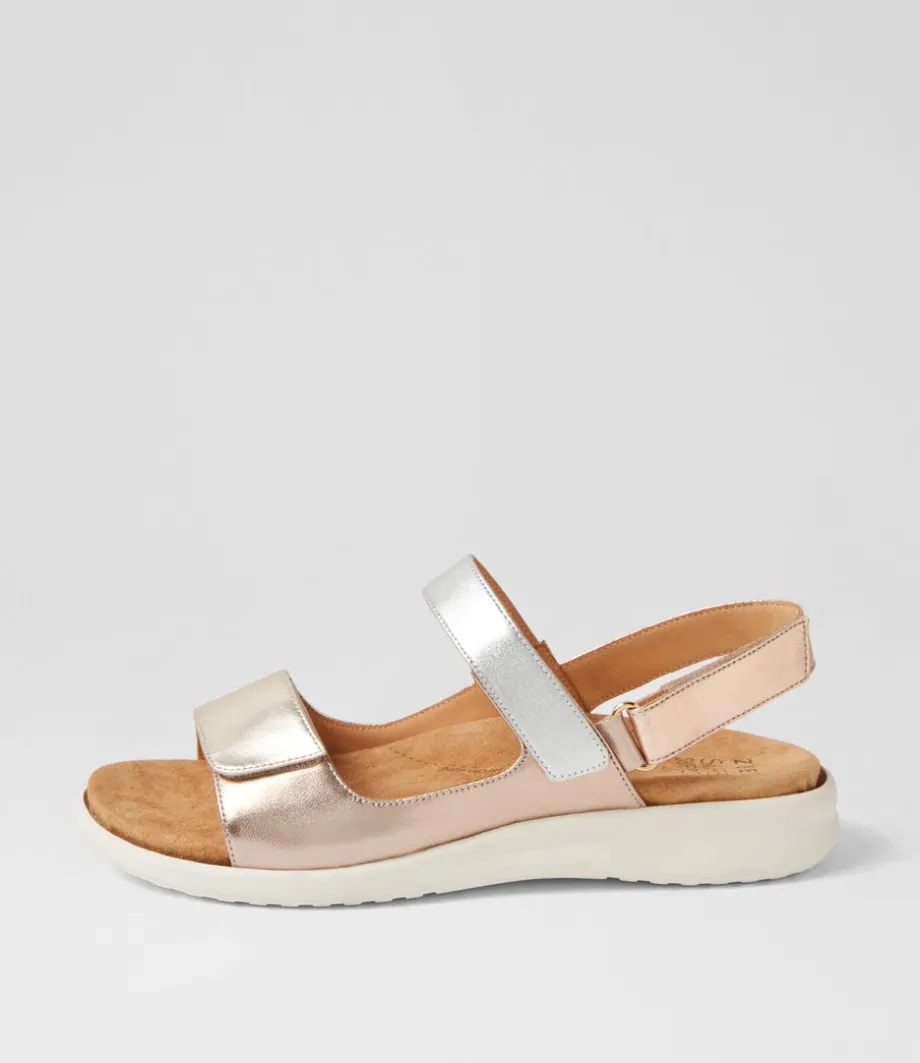 Benji Xw Metallic Multi Leather Sandals<ZIERA Cheap