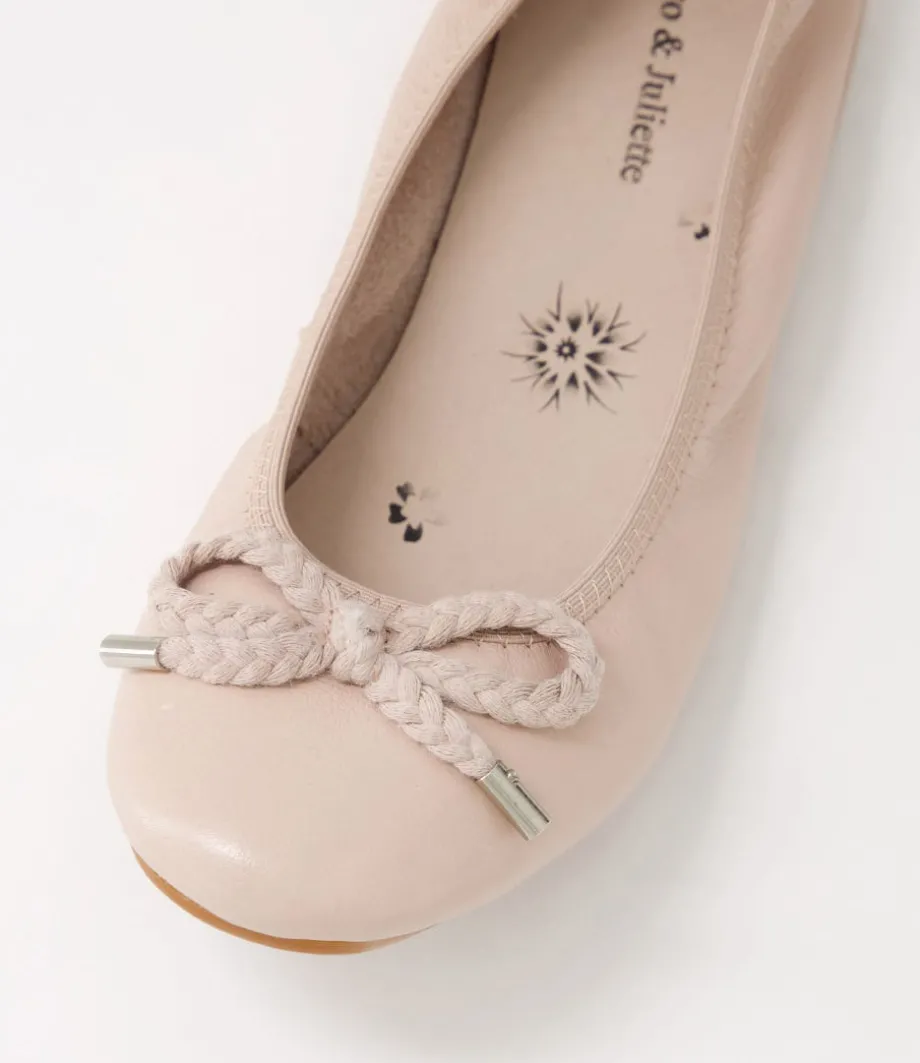 beyond_rose_leather_ballet_flats_3.webp Beyond Rose Leather Ballet Flats<DJANGO & JULIETTE New