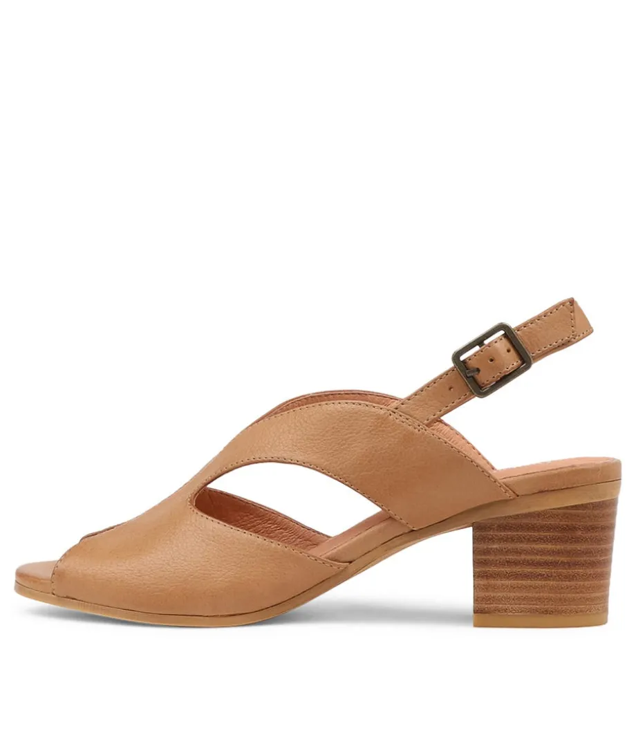 Bubba Dark Tan Leather Sandals<DJANGO & JULIETTE Discount