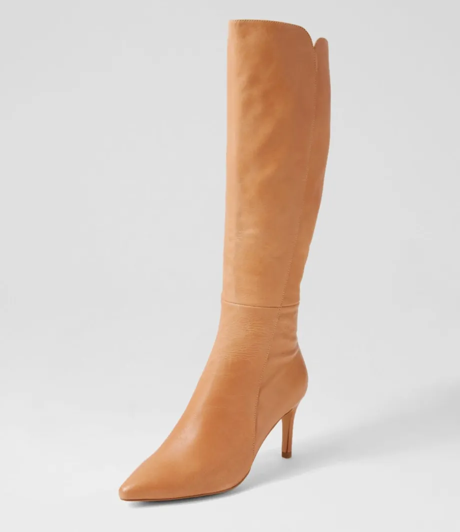 Buel Cappuccino Leather Knee High Boots<TOP END Outlet