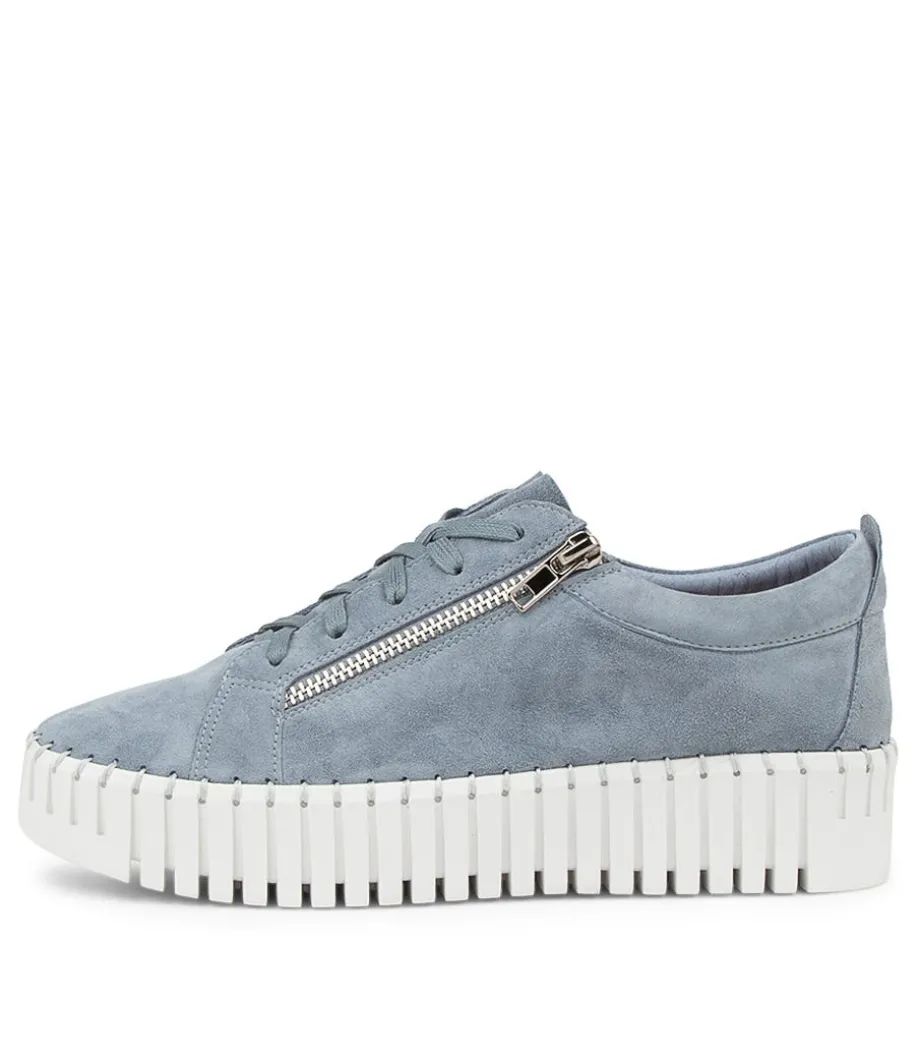 Bump Steel Suede Sneakers White Sole<DJANGO & JULIETTE Store