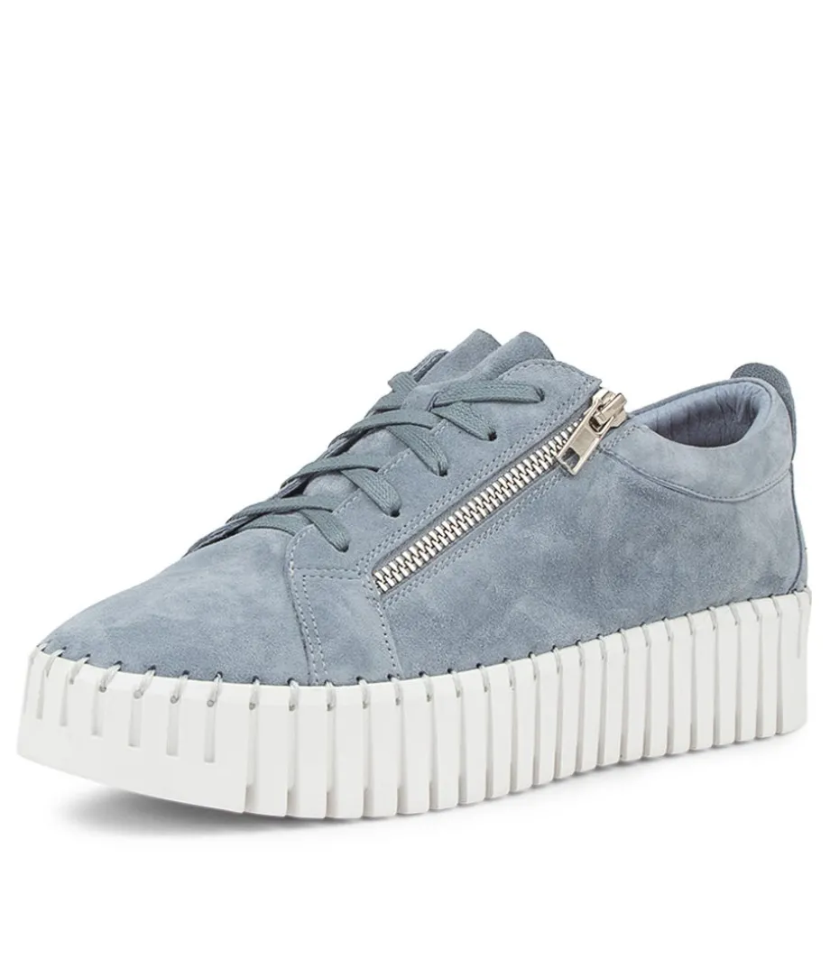 Bump Steel Suede Sneakers White Sole<DJANGO & JULIETTE Store