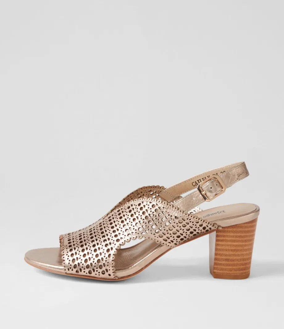 Cailely Champagne Shrunken Leather Sandals<DJANGO & JULIETTE Outlet