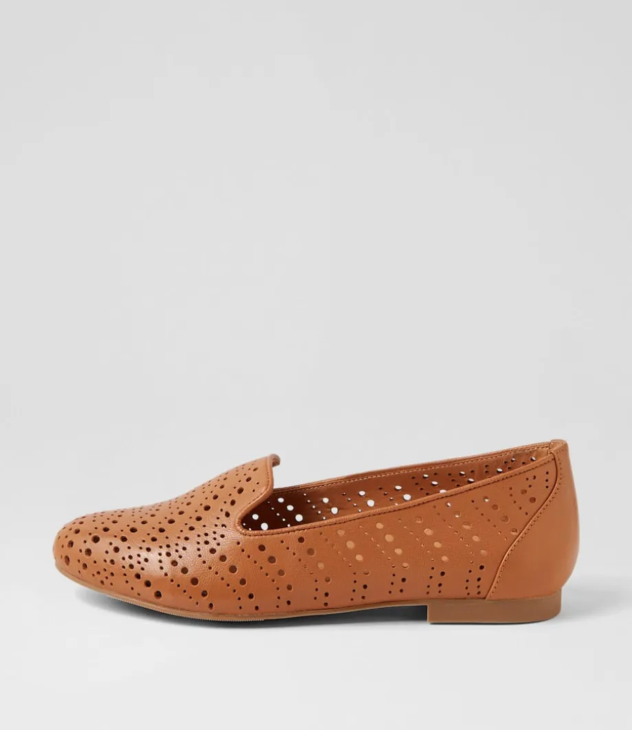 Calbert Xf Tan Leather Loafers<ZIERA Store