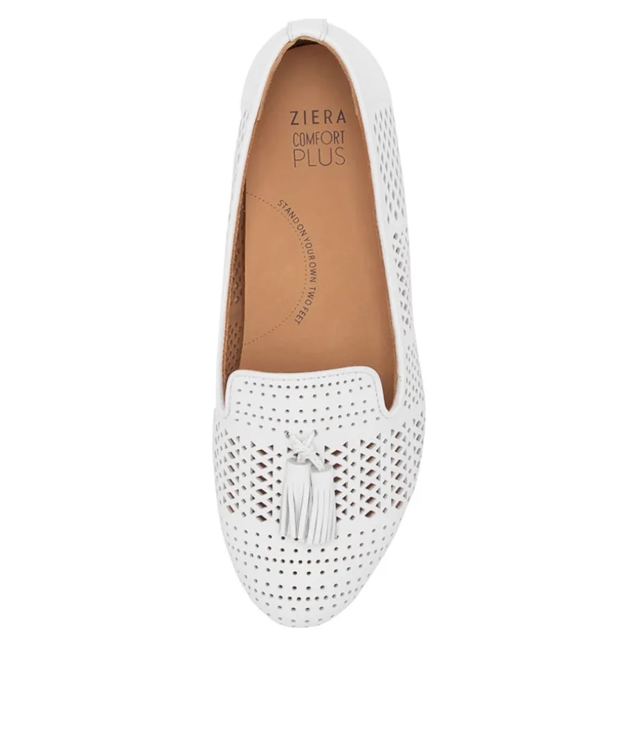 cambe_xf_white_leather_loafers_4.webp Cambe Xf White Leather Loafers<ZIERA Shop